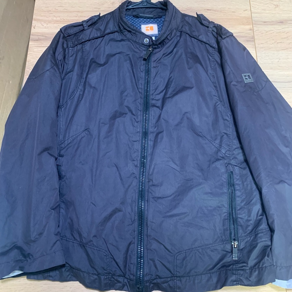 BOSS ORANGE Navy Windbreaker Jacket